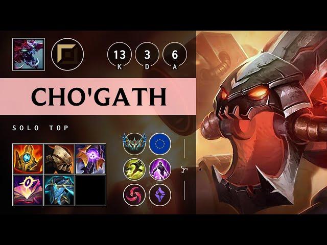 Cho'Gath Top vs Illaoi - EUW Challenger Patch 25.06