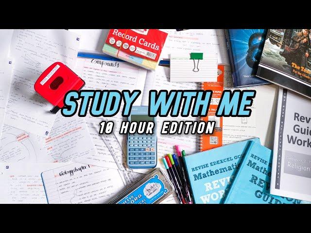 Study With Me 10 Hours for GCSEs