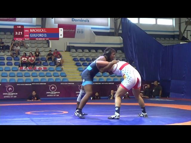 Round 1 WW - 72 kg: L. MACHUCA (ARG) v. D. GUILFORD (USA)