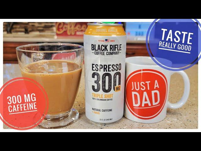 Taste Test Black Rifle Coffee Company Espresso 300mg Caffeine Triple Shot  Drink