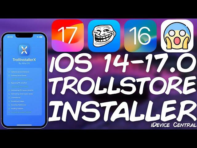 iOS 14 - iOS 17.0 b: How To INSTALL TrollStore 2 Using TrollIInstallerX, All Devices!