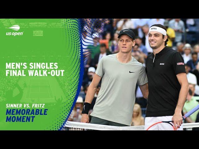 Jannik Sinner vs. Taylor Fritz Walk-Out | 2024 US Open