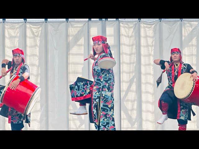 ［4K］創作太鼓集団 心-SHIN-福岡支部/第9回マーメイドフェスタin久留米2024.10.27ハロウィンイベント久留米シティプラザ六角堂広場