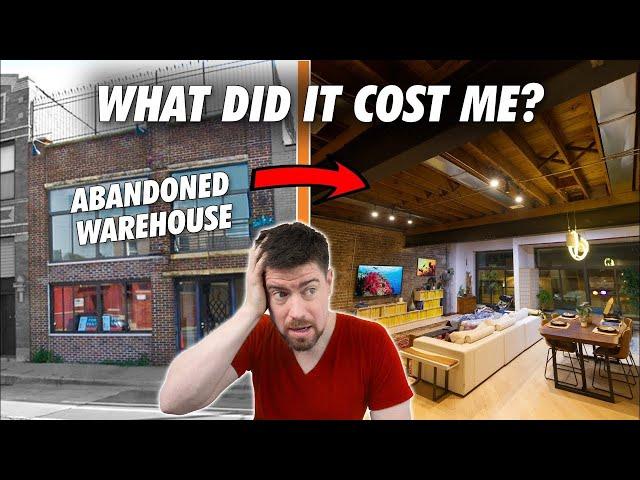 Abandoned Warehouse Renovation  Full Cost Breakdown