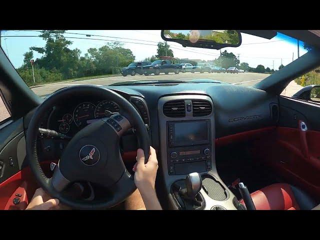 2007-2013 Chevrolet Corvette C6 Convertible Automatic POV Test Drive, 0-60 // Radial Reviews