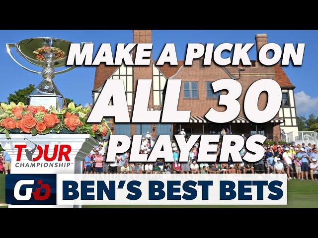 How to make a bet on all 30 players at the 2024 TOUR Championship