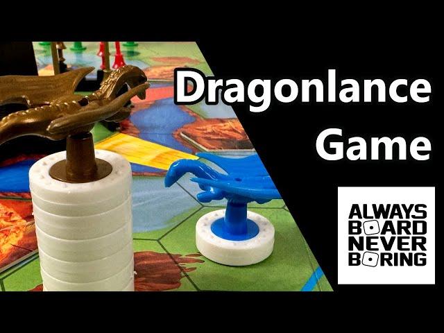 Dragonlance Game - A Classic Advanced Dungeons and Dragons Board Game from TSR | Retro Game Review