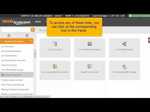 WHM (Web Host Manager) Overview