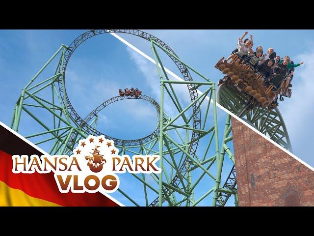 An Awesome Day at Germany's Hansa Park! Riding Kärnan, Flucht Von Novogorod, and More!