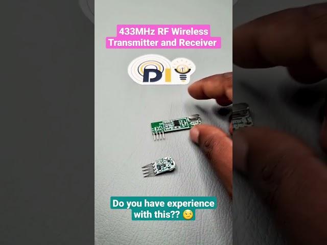 Discovering the 433MHz RF Transmitter/Receiver: Unpacking and First Impressions  #diy #arduino