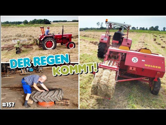 Nun aber SCHNELL! | IHC 744 und WELGER AP 45 im HEU | oltimer_junkie