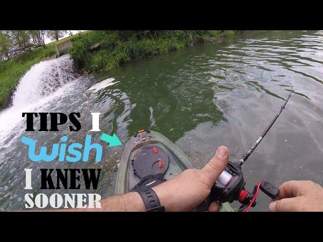 Kayak Fishing A Few Tips I Wish I Knew Before Starting! Beginners Kayak Bass Fishing