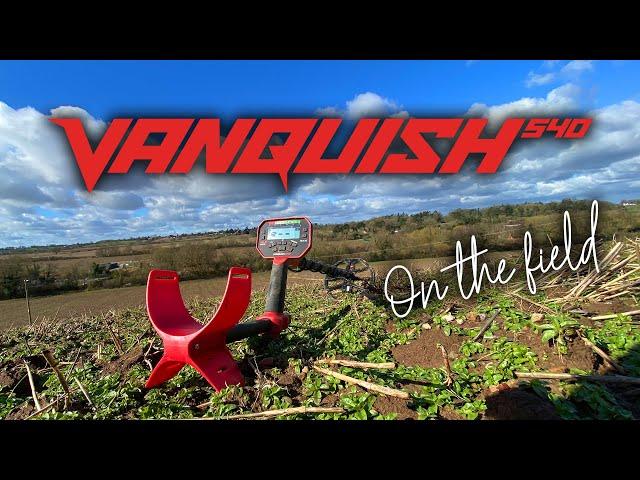 On the field with the Minelab Vanquish 540 - Metal Detecting UK