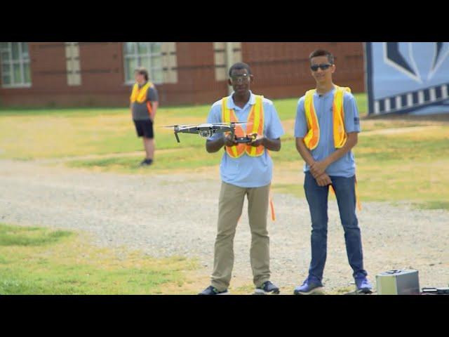 CMSF Innovation Center: Drone Pilots at Hopewell High School