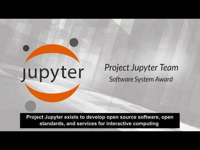 Software System Award 2017:  Project Jupyter