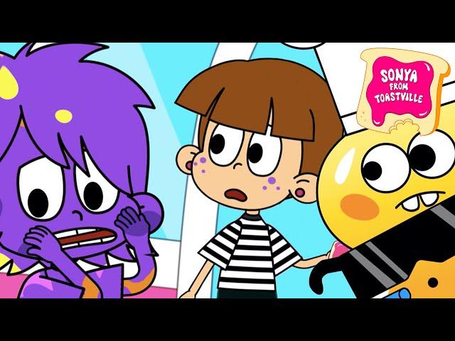 Sonya from Toastville -  Inky Rash - NEW Episode 12  Super Toons TV - Best Cartoons