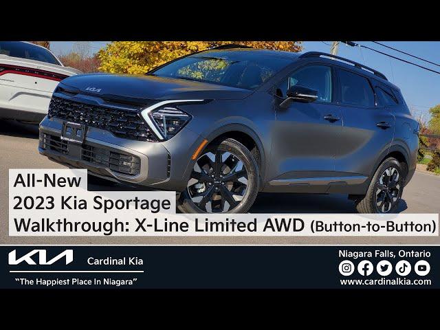 All-New 2023 Kia Sportage | Button-To-Button X-Line Limited AWD Walkthrough!