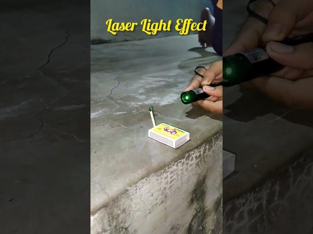 Laser Light Effect#viral #shorts #laser #matchbox #fire