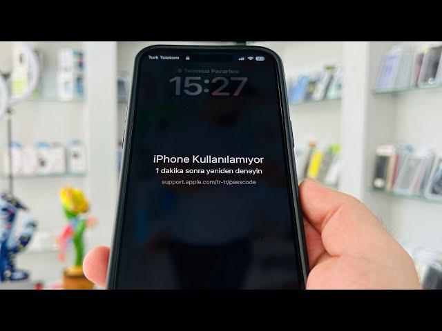 Türkiye’de ilk IPHONE 15 PRO MAX ŞİFRE KIRMA, HARD RESET, SIFIRLAMA