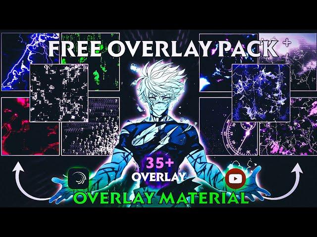 Best Overlay Pack (35+ Overlays) For Your Edits Manga | alight motion overlay effects download