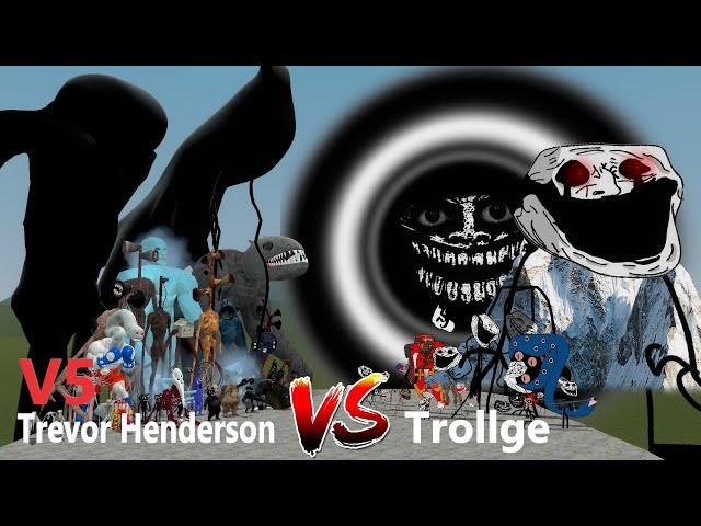 Trollge NPCs Vs Trevor Henderson NPCs Invasion LuckyBlocks 5 | Trollge & Trevor Henderson Mod Pack