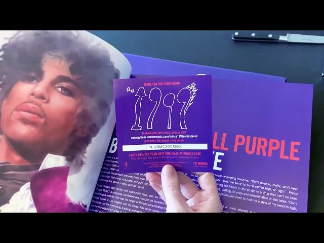 Unboxing of Prince 1999 Remastered Vinyl Box Set (Super Deluxe Edition)