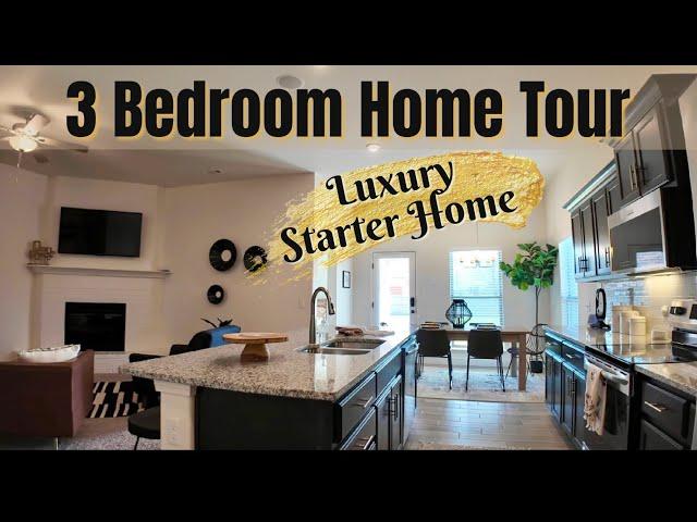 Luxury Starter Home Plan - House Tour - 3 Bedroom 2 Bath