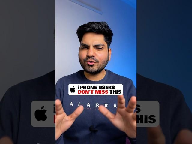iPhone users DON'T MISS THIS!