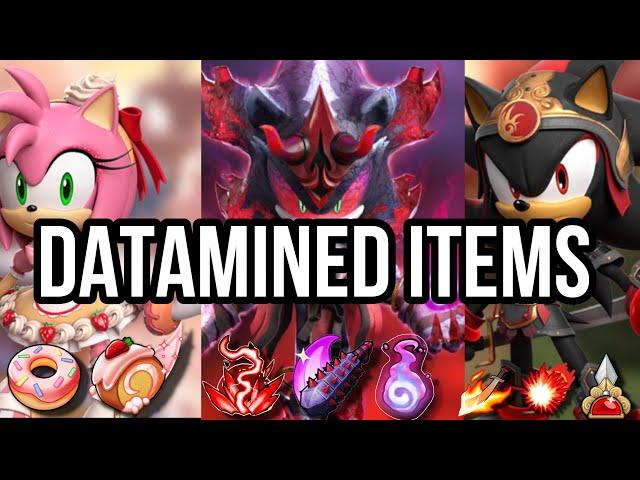 ONI MEPHILES WARRIOR SHADOW AND DUCLE AMY DATAMINED ITEMS | Sonic Forces Speed Battle