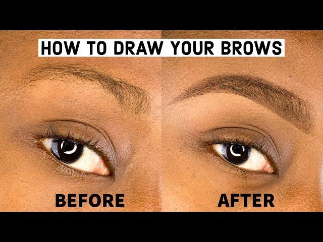 HOW TO: EASY EYEBROW TUTORIAL FOR BEGINNERS WITH PENCIL | LADE KEHINDE