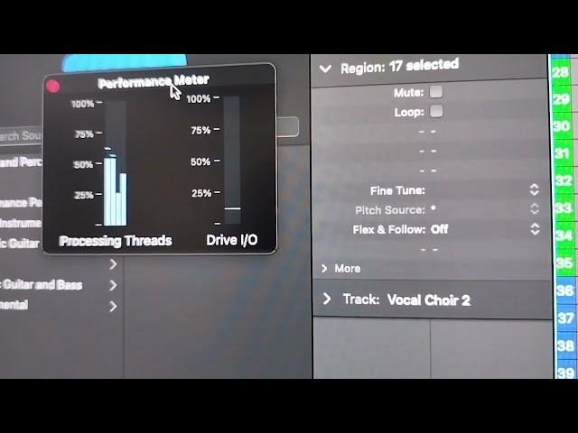 MAC Mini M4 BASE model with 512SSD LOGIC PRO Test