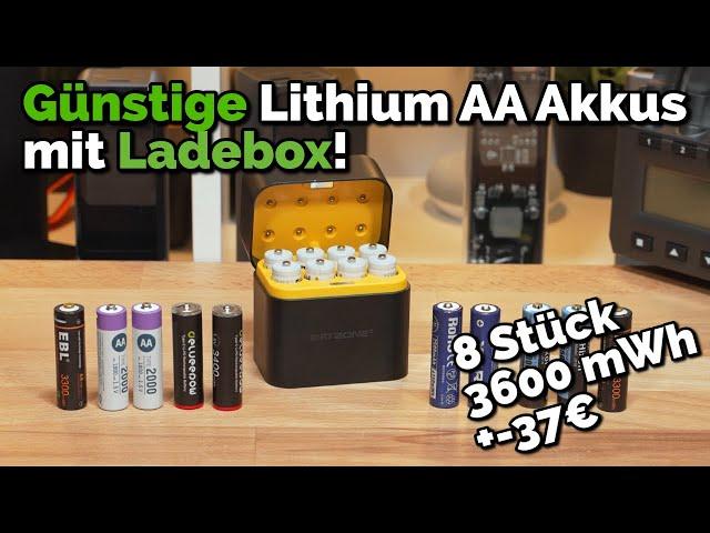 Mit Ladebox! BATZONE Lithium-AA-Akkus im Test