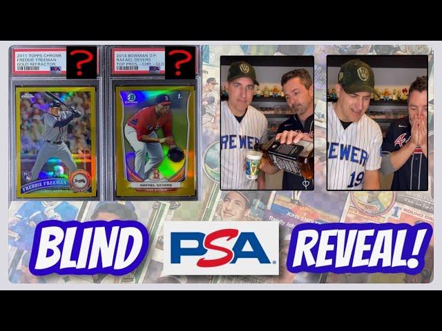 Blind PSA Reveal! We open a box from PSA without knowing the grades. Gold Refractors, Autos, Rookies