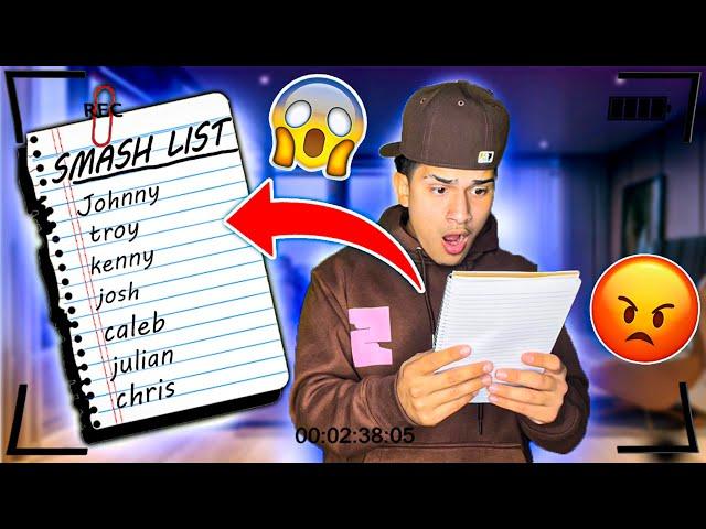 LEAVING OUT MY “SMASH LIST” FOR MY BOYFRIEND TO FIND.. *HUGE MISTAKE*