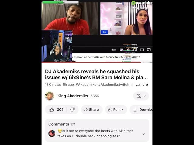 Dj Akademiks REACTS to EyeQ x Roz Verde INTERVIEW ‼️