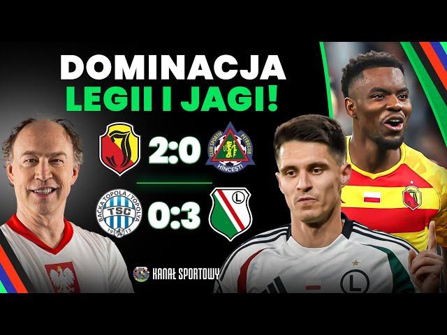 LEGIA I JAGIELLONIA WYGRYWAJĄ W LIDZE KONFERENCJI EUROPY! | POLSKI WIECZÓR W PUCHARACH | ANALIZA