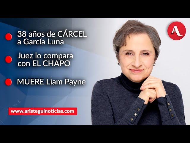 #AristeguiEnVivo: Dan 38 años de cárcel a García Luna; juez lo compara con 'El Chapo' | 17/10/24