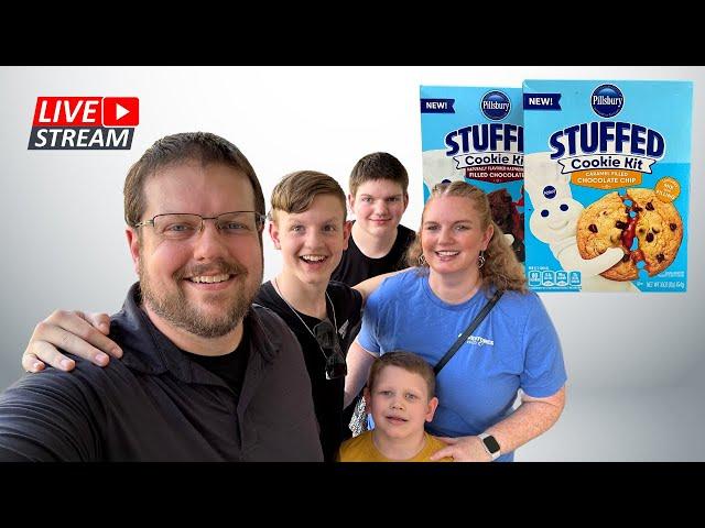 Family Baking  - LIVE - Pillsbury Stuffed Cookies