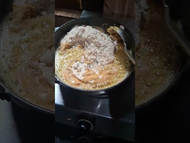 parfect aata Halwa  with right measurements #cooking #mountains #jibhi #himachal #bhog