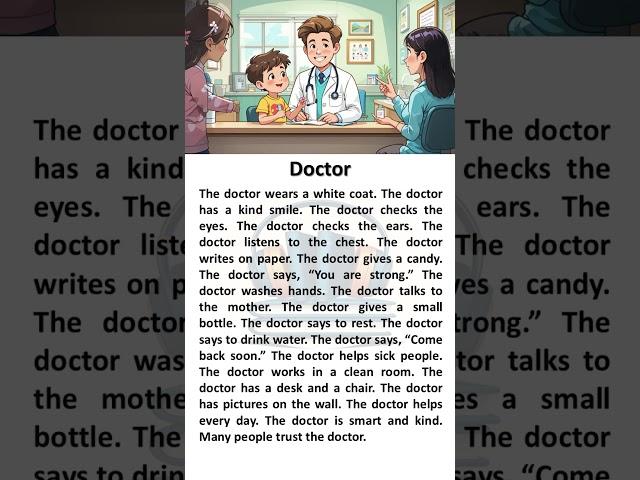 Doctor #shorts #english #englishmerl #englishreading #englishgrammar #education