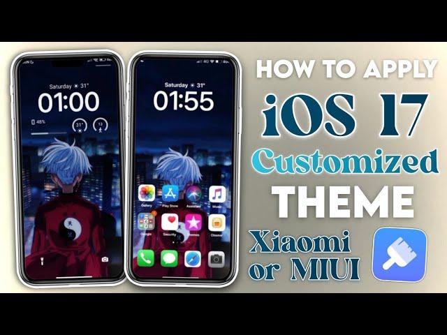 Get iOS 17 Customized Theme for Xiaomi or MIUI using Themes only!