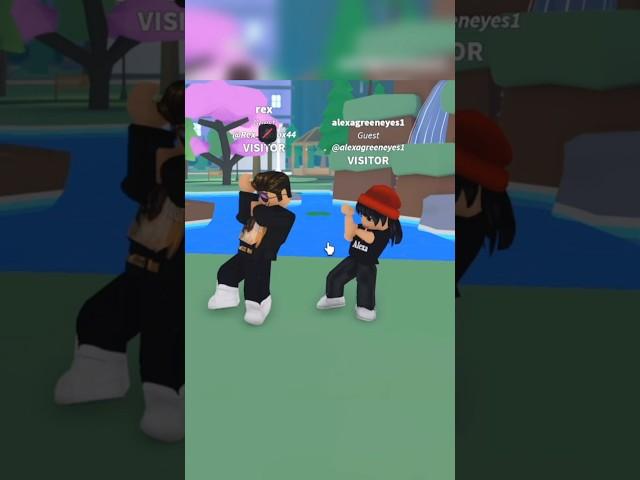 ALEXA AND REX DO A TIKTOK DANCE!#shorts #roblox #robloxfunny