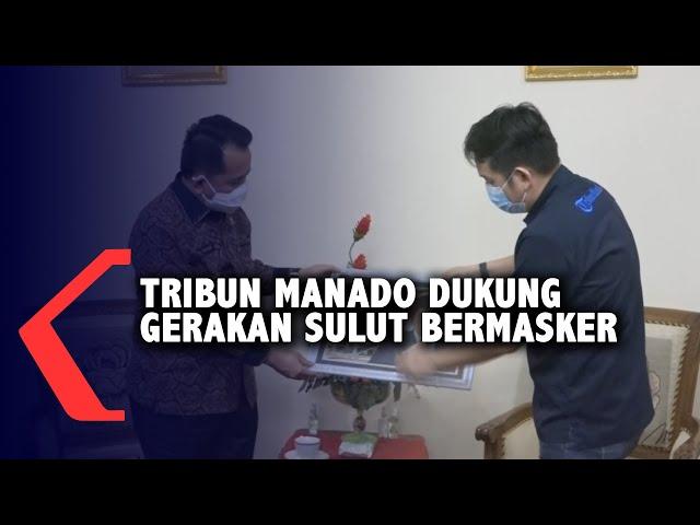 Tribun Manado Dukung Gerakan Sulut Bermasker