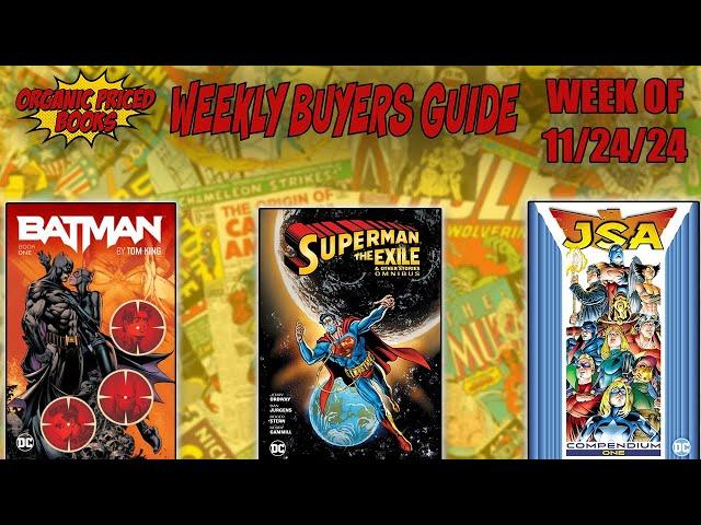 Organic Price Books Weekly Buyers Guide: 11/24/24 Upcoming Collected Edition Comic Book Releases!