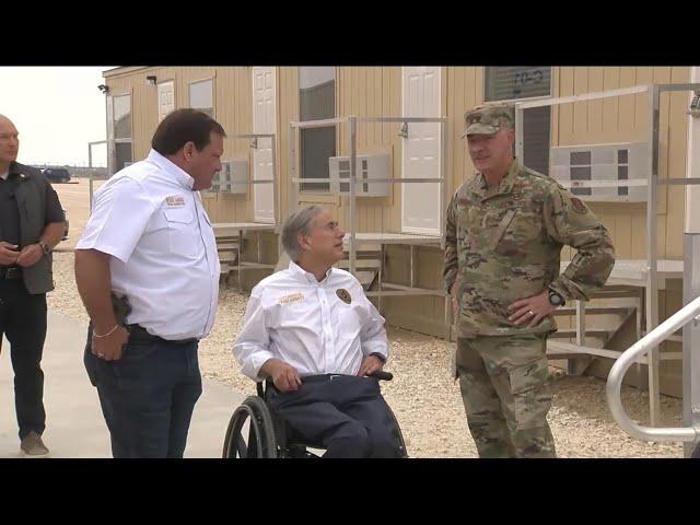 Gov. Abbott welcomes Texas National Guard soldiers to new operating base in Eagle Pass