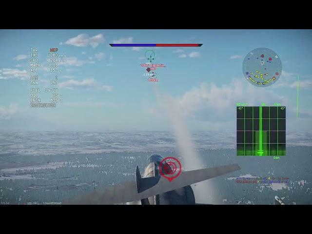 AIM-9B Kill at Top Tier