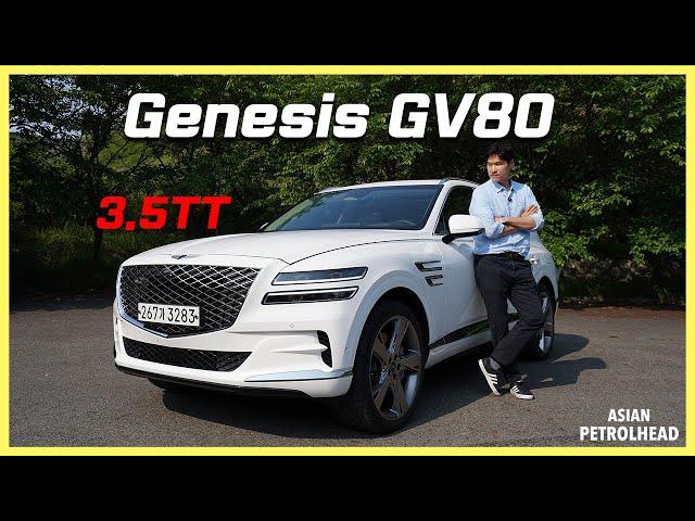 2021 Genesis GV80 on the road! We drove the 1st rear wheel driven SUV from the Genesis to the limit!