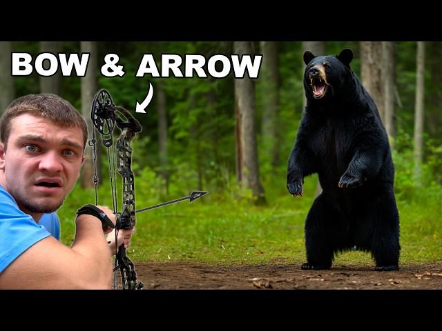 I Hunted Black Bears with Bow and Arrow!