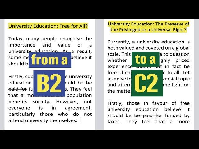 C1 Writing Tips (aiming for C2) - How to Write Better Essays.