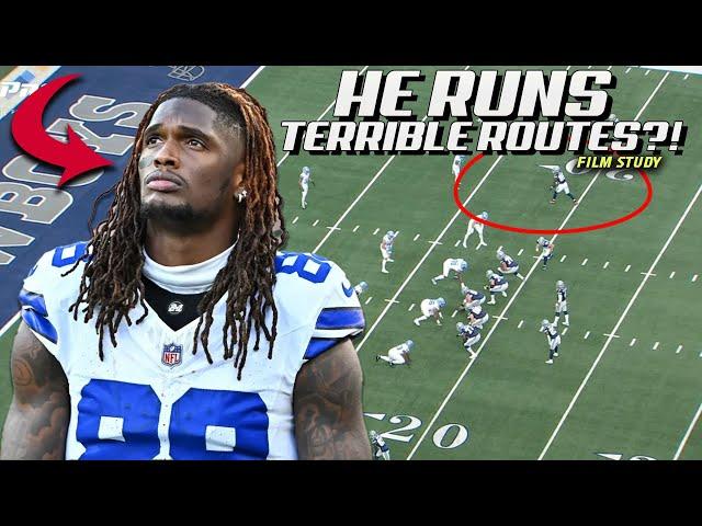 Dallas Cowboys Ceedee Lamb accused of running TERRIBLE ROUTES? (Film Study)